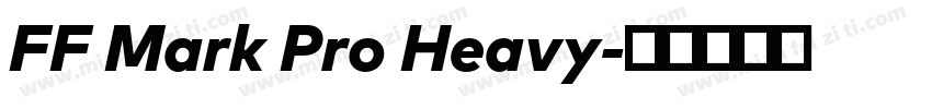 FF Mark Pro Heavy字体转换